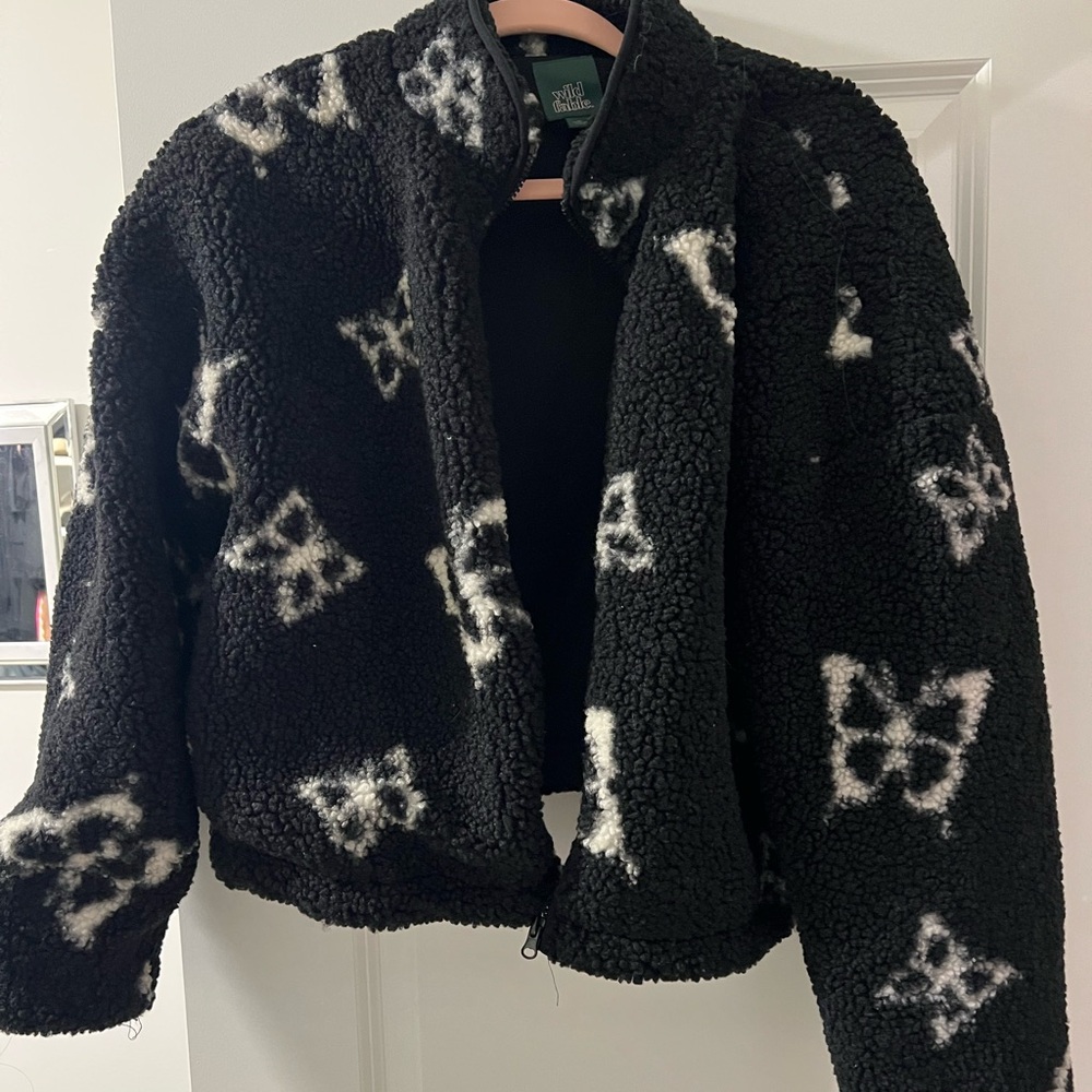 Wild Fable Butterfly Zip Up